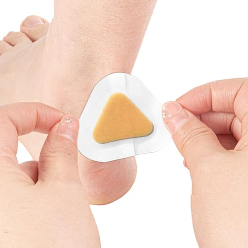 Fersenblasen-Verbände, 50 Stück, Fußpflege-Aufkleber, Bandaging-Zubehör, unsichtbare Schutzpolster, Blasenprävention für Damen, High Heels, Lederschuhe