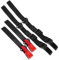 KICHOUSE 2 Stck. Kinn Trompetenhelmriemen Harte Helm-kinnriemen Zubehör Kinnschutzband Schutzhelm-kinnriemen Helm Kinnband Verstellbarer Helmriemen Kinngurt Hutband Schwarz Nylon