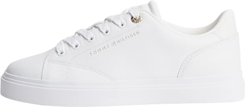 Tommy Hilfiger Damen Th Feminine Cupsole Leather Fw0fw09105Low Top