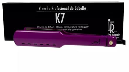 PLANCHA K7 PERFECTA PARA ALISADOS, ONDAS PERFECTAS, DEFINIDAS (morado)