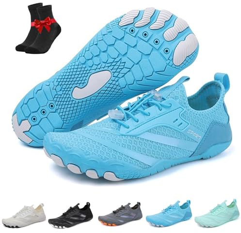 QCHAOLI Ongitecoude Erdungsschuhe mit Kupfer, Barfuß-Wasserschuhe for Herren und Damen, schnelltrocknende Watschuhe, rutschfeste Surf-Strandschuhe
