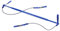 Widerstandstrainingsgerät Gymstick Original, blau - mittel