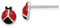 Sterling Silber Emaille Lady Bug Post Ohrringe