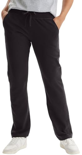 Hanes Women's French Terry Pant, Black, Small