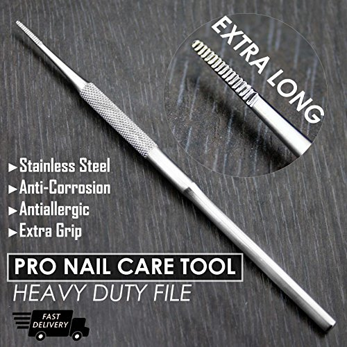 Stainless Steel Made Ingrown Nail 'Blacks' File. 13 cm Fine Pointed. Podiatry Instruments. CE Marked