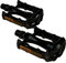 VP Fahrrad Pedale Alu CNC inkl. Reflektor MTB City Trekking Pedal Paar Neu