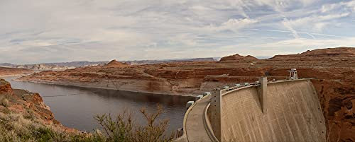 hansepuzzle 65188 - USA Panorama-Puzzle 2000 Teile - Natur Motiv mit hochwertiger Aufbewahrung: Kartonbox und wiederverschließbarem Beutel - Format 116,6 × 46,7 cm