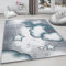 Carpettex Kinderteppich süße Bär Design Blau 80 x 150 cm Läufer - Kurzflor Teppich Kinderzimmer für Mädchen und Junge Pflegeleicht Weich - Waschbarer Spielteppich Babyteppich Gaming Teppich Babyzimmer