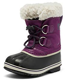 Sorel Yoot Pac Nylon WP, Stivali da Neve Impermeabili Unisex - Bambini e ragazzi, Viola (Wild Iris/Dark Plum 211), 27 EU