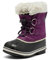 Sorel Yoot Pac Nylon WP, Stivali da Neve Impermeabili Unisex - Bambini e ragazzi, Viola (Wild Iris/Dark Plum 211), 27 EU