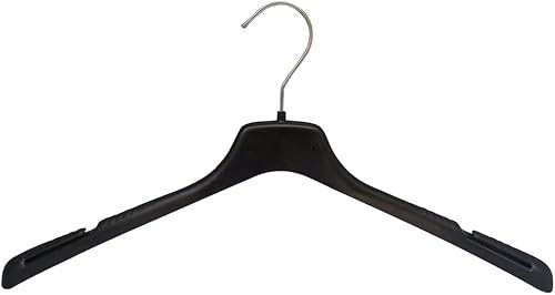 Kiroplast 25 Kleiderbügel für T-Shirts, T-Shirts, Hemden, Kleiderbügel, platzsparende Klappe, Hosenträger, Kunststoff, schmale Schulter (42)
