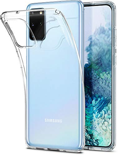 Spigen Liquid Crystal Hülle Kompatibel mit Samsung Galaxy S20 Plus -Crystal Clear