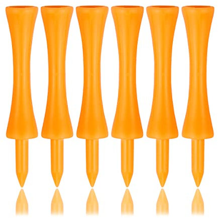 Zivisk Golf Tees Kunststoff 100 Stück Orange 70mm