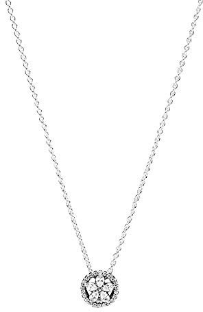 Pandora Funkelnde Schneeflocke Collier-Halskette Sterling-Silber 45 cm