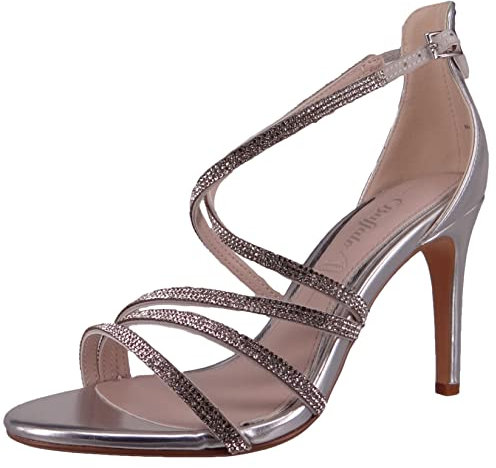 Buffalo Damen Makai 2 Sandale, Silver, 39 EU