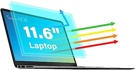 SenseAGE 2 Pack Anti Blue Light Screen Filter for Laptop 11.6 inch, Blue Light Blocking Screen Protector, Anti Glare and Scratch, Relieve Eyestrain, Compatible with 11.6 Notebook Display 16:9