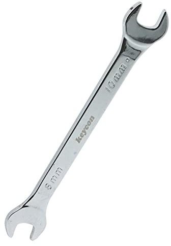 ExcInter - Chiave con estremità aperta, 8 x 10 mm, a doppia estremità, 3 mm, ultra sottile, strumento di riparazione per l'uso in condizioni di spazio ristretto