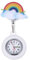 Montre de Poche d' , Montre à Clip rétractable Arc-en-Ciel, Montre Gousset à Suspendre Montre à Quartz pour infirmières, médecins, étudiants