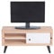 TOYANDONA Puppenhaus Fernseher mit Schrank Miniatur LCD TV Holzschrank Modell Spielzeug 1: 12 Mini Möbel Modell Puppenhaus Wohnzimmer Schlafzimmer DIY Miniatur Mikrolandschaft Dekoration