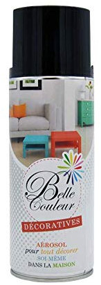 Bombe De Peinture Noir Brillant