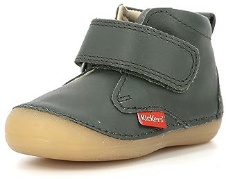 Kickers Sabio, Bottillons Mixte, Gris/Marine, 18