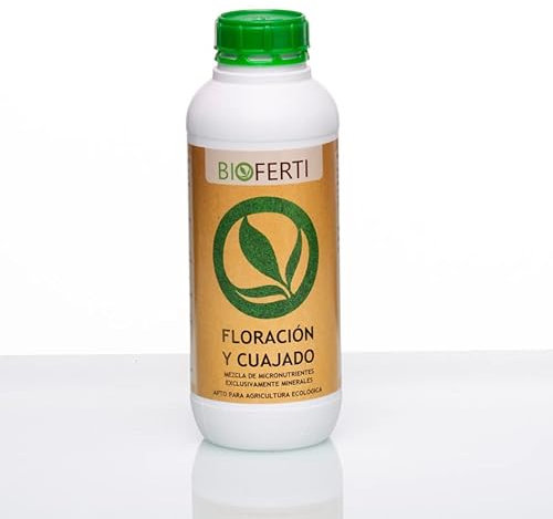 BIOFERTI FLORACIÓN Y CUAJADO. INDUCTOR DE LA FLORACIÓN Y EL CUAJADO. APTO PARA AGRICULTURA ECOLÓGICA (1 Litro)