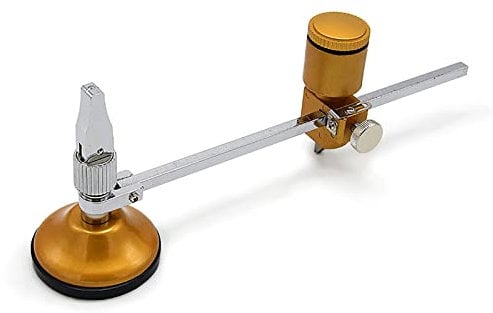 WANGCL Taglierina per fori in vetro da 600 mm circolare per tagliare cerchi regolabili con scala Diamond Glass Cutter Tool Set