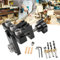 Doweling Jig Kit 3-in-1, Pocket Hole Jig Kit 8/10/15mm Bohrschablone für die Holzbearbeitung Taschenloch, 2023 Neu Jig Kit Werkzeug mit Positionierungsclip Einstellbare Bohrführung Puncher Locator
