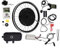 Esyogen 20 Vorderrad Elektro Fahrrad Nabenmotor Kit, Ebike Umbausatz für Elektrofahrrad,500W Elektro-Fahrrad Wasserdicht Umbausatz