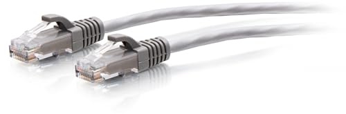 C2G 2.1M (7Foot) CAT6A Extra Flexible Slim Ethernet Cable, Ideal for use with Router, Modem, Internet,Wifi boxes, Xbox, PS5, Smart TV, SKY Q, IP Camera. Delivering Ultra Fast Internet Speeds. GREY