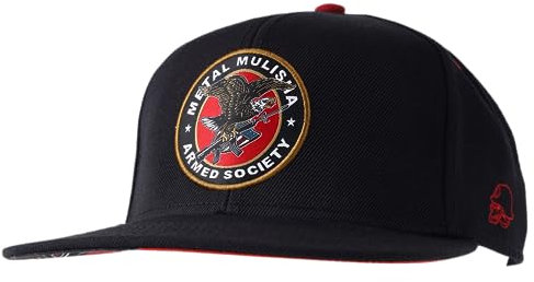 Metal Mulisha Men's Armed Eagle Black Snapback Hat