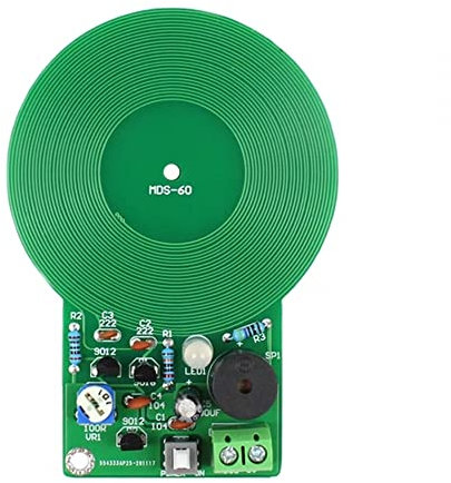 Kit di Rilevatore di Metallo Parte Elettronico Fai Da Te Kit di Pratica Saldatura DC 3-5V Kit di Divertimento Elettronica