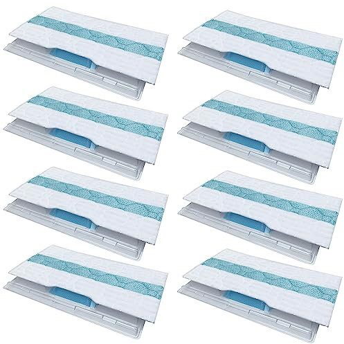 Donkivvy 8 Pack Reusable Mop Pads for Shark VM252 Vacmop Pro Hardwood Floor Cordless Vacuum Cleaner, Vacuum Mop Pad Refills