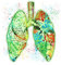 H+CO Inspired Lung Medical Wall Art Poster Druck, ideal für Ärzte, Klinik, Medizinstudenten, Krankenhaus oder Arztpraxis, für Medizinstudenten, Arzt oder Krankenschwester, ungerahmt 27,9 x 35,6 cm