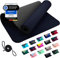 REFIT TPE Sportmatte Fitnessmatte 190 x 60 x 0,6 cm rutschfeste Gym Matte Mat für Yoga Fitness Pilates Gymnastik Sport Yogamatte Gymnastikmatte Turnmatte Bodenmatte Pariserblau Schiefergrau