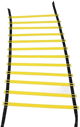 HUAOSN Agility Ladder, Speed Ladder, Exercise Ladder for Football, Football Step Exercise Rope Ladder, Football Fitness Foot Exercises with Carry Bag, Agility Exercise Speed Ladder