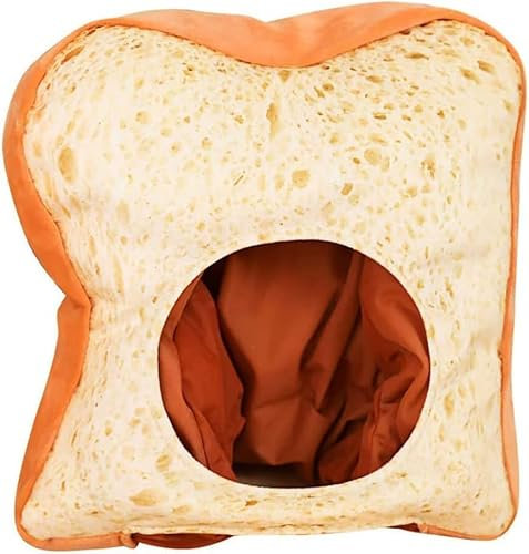 Theaque Unisex Erwachsene Lovely New Toast Form Plüsch Hut Lustige Kopfbedeckung Cosplay Party Foto Hut