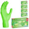 ARNOMED® Guanti nitrile S Verde [100 pezzi] - Guanti monouso senza polvere e lattice - Guanti plastica usa e getta dermanytril - Per cucina, pulizia casa, alimenti e tattoo XS, S, M, L, XL