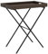 vidaXL Tavolino Vassoio Pieghevole Marrone 65x40x75 cm in Polyrattan