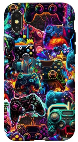 iPhone X/XS Gamer Aesthetic Graphic Gaming Video Games Boys Teens Summer Case