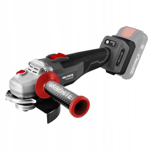 GRAPHITE Akku-Winkelschleifer ENERGY+ (18 V, 125 mm Scheibendurchmesser, 28 mm Schnitttiefe, ohne Akku) - Professional Winkelschleifer - bürstenloser Motor