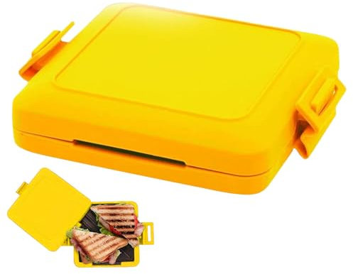 Microwave Toastie Maker, Grill Sandwich Maker, Micros Munchy Microwave Toastie Maker, Panini Press, Sandwich Toaster Kitchen Tool, Non-stick Coating, Dishwasher Safe