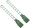 CRILSTYLEO 2piezas Percha Retráctil para Ventana Tendedero De Ropa Sin Perforación para Secar Ropa Reducidos Color Verde