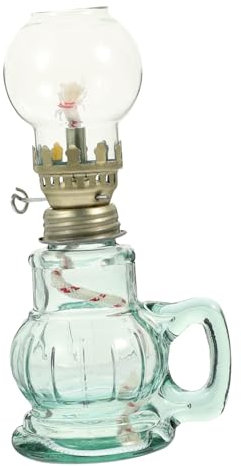 Cabilock Retro Kerosene Lampe Aus Glas Vintage Öllampe Für Tischdekoration Notbeleuchtung Besondere Anlässe Elegante Und Robuste Petroleumleuchte Für Drinnen Und Draußen
