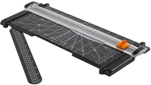 Fiskars Papierschneidemaschine, SureCut, A4-Hochformat, A3-Querformat, Mit Schnittlinienführung, Recycelte Materialien, 1077984