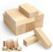 Rierousy Lindenholz zum Schnitzen, Holzblöcke zum Basteln, Schnitzholz Set, Balsaholz, Holzblock Massiv, Natürlich Balsaholz Klötzchen zum Basteln, Holzschnitzerei-Set (15x5x5、10x4x2.5、10x2.5x2.5)