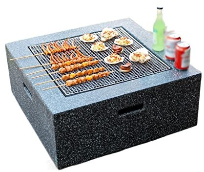 Table de grillades Table de barbecue Poêle à barbecue domestique extérieur Brasero Table de barbecue Brasero à barbecue Cheminée intérieure Cour Poêle à barbecue Barbecues au charbon de bois