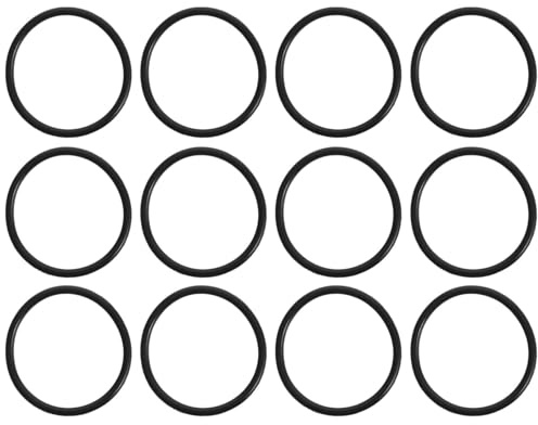 BESTonZON 12Pcs Microphone Shock Mount Bands Elastic Anti-Vibration Rubber Rings for Condenser Microphone Holder Studio Broadcast Interview Use