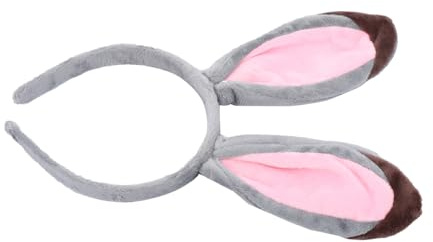 EPIGEIST Plüsch Stirnband Haarreif Hasenohren Leicht und Formstabil Karneval Weihnachten Neujahrsfeier für Mädchen Party Cosplay Accessoire