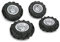 ROLLY TOYS 409242 - Luftreifen (4 Stück, für RollyToys Fahrzeuge, Größen: 2 x 325x110 / 2X 310x95)